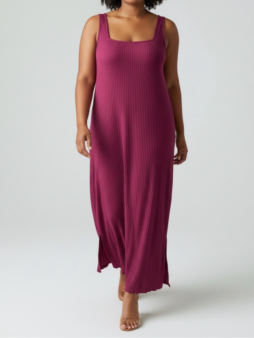 Wild Fable Sleeveless Square-Neck Maxi Dress